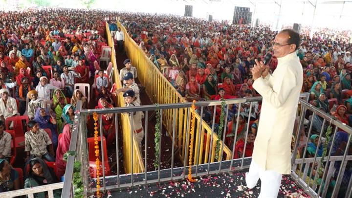 मुख्यमंत्री श्री चौहान ने किया लाड़कुई में 154 करोड़ से अधिक के विकास कार्यों का भूमिपूजन और लोकार्पण